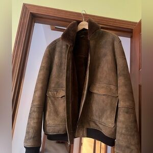 Overland Sheepskin Company Shearling Bomber